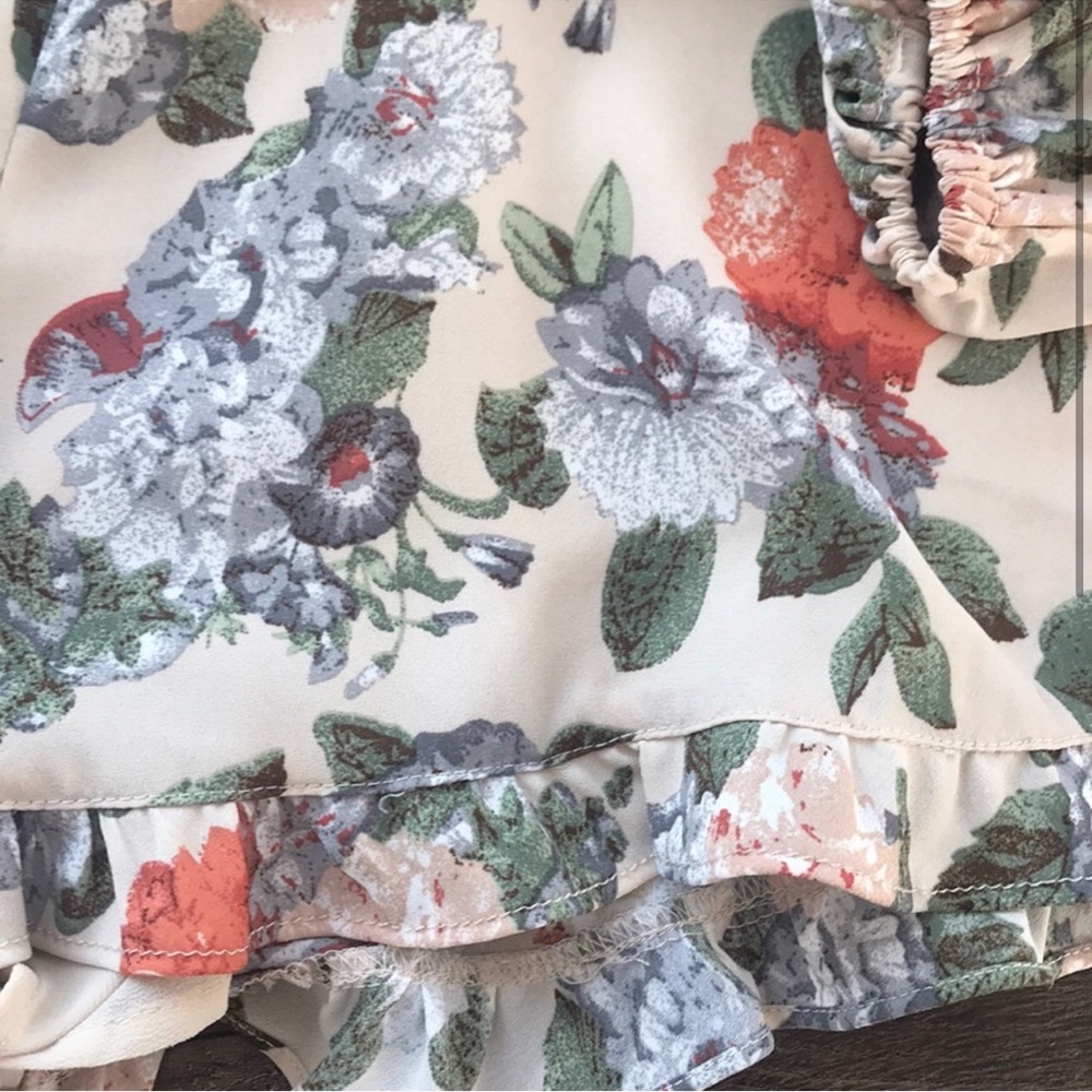 Cotton Candy | Floral Romper - Picture 8 of 8